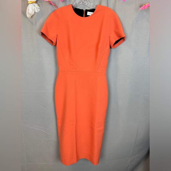 Victoria Beckham Crepe Sheath Dress- Sz 6 - Picture 9 of 12